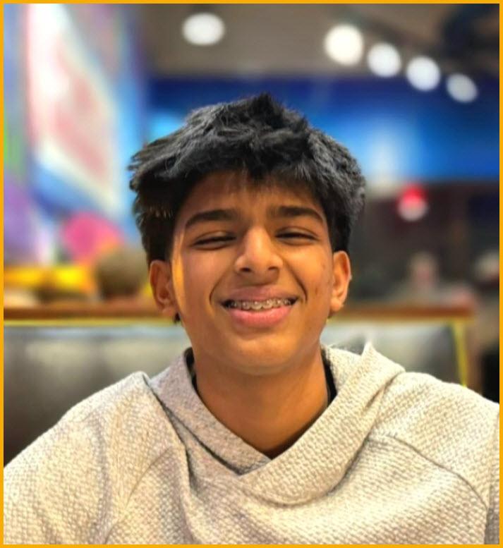 Aarush Nibbaragandla, founder of OrthoConnect